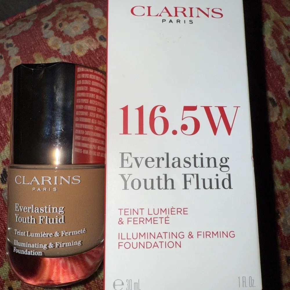 Clarins Everlasting Youth Fluid Illuminating Firming Foundation 1oz 116.5W